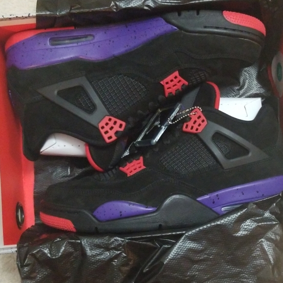 Jordan Retro 4 Raptors Drake Ovo 2019 AQ3816-056 - Picture 6 of 7